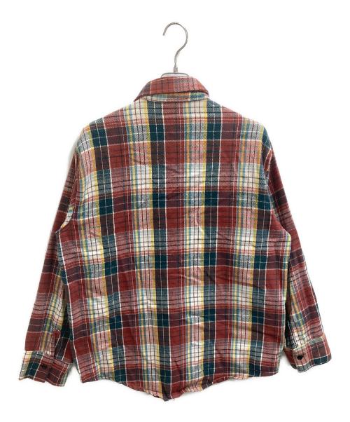 FROSTPROOF（フロントプルーフ）FROSTPROOF (フロントプルーフ) 70s Flannel shirt / フランネルチェックシャツ / MADE IN USA ブラウン サイズ:Lの古着・服飾アイテム