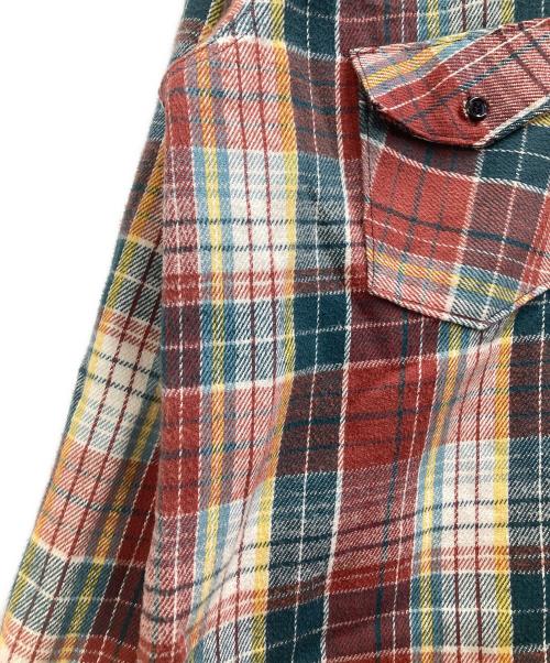 FROSTPROOF（フロントプルーフ）FROSTPROOF (フロントプルーフ) 70s Flannel shirt / フランネルチェックシャツ / MADE IN USA ブラウン サイズ:Lの古着・服飾アイテム