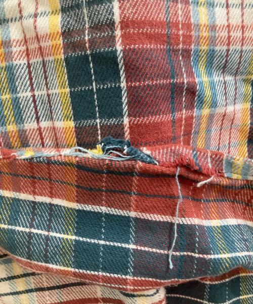FROSTPROOF（フロントプルーフ）FROSTPROOF (フロントプルーフ) 70s Flannel shirt / フランネルチェックシャツ / MADE IN USA ブラウン サイズ:Lの古着・服飾アイテム