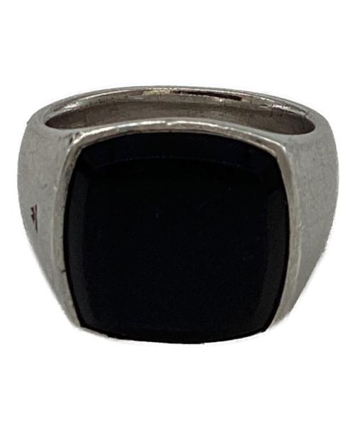 TOM WOOD（トムウッド）TOM WOOD (トムウッド) Kay Ring / ケイ リング / SILVER925 ブラック サイズ:52の古着・服飾アイテム