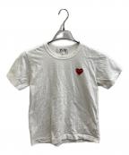 PLAY COMME des GARCONSプレイコムデギャルソン）の古着「ハートロゴT / AZ-T107」｜ホワイト
