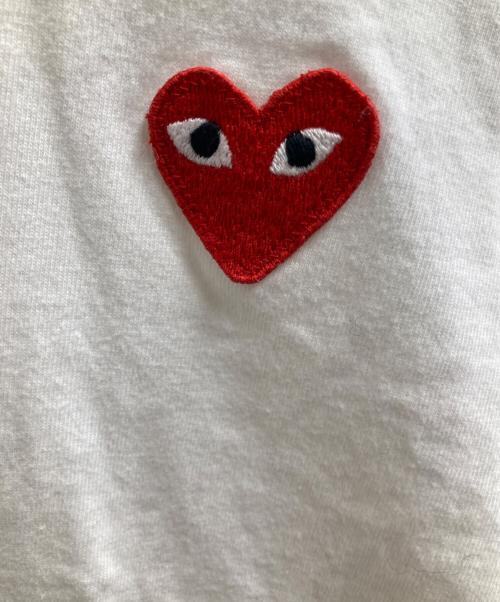 PLAY COMME des GARCONS（プレイコムデギャルソン）PLAY COMME des GARCONS (プレイコムデギャルソン) ハートロゴT / AZ-T107 ホワイト サイズ:Lの古着・服飾アイテム