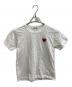 PLAY COMME des GARCONS（プレイコムデギャルソン）の古着「ハートロゴT / AZ-T107」｜ホワイト