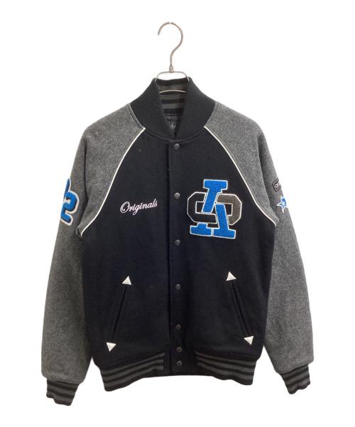 adidas（アディダス）adidas (アディダス) 40周年 VERSITY JACKET（バーシティジャケット）/Z51453 グレー サイズ:Sの古着・服飾アイテム