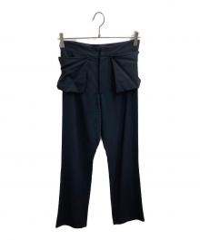 YOHJI YAMAMOTO（ヨウジヤマモト）の古着「90s～00s ウールスラックス」｜ブラック