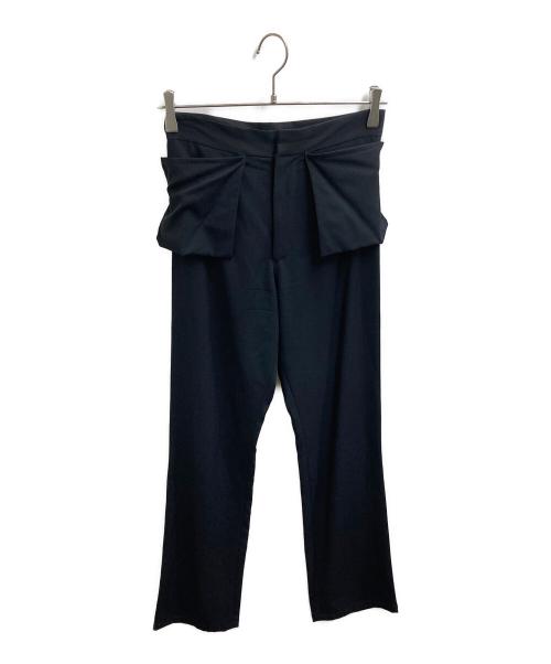 YOHJI YAMAMOTO（ヨウジヤマモト）YOHJI YAMAMOTO (ヨウジヤマモト) 90s～00s ウールスラックス ブラック サイズ:SSの古着・服飾アイテム