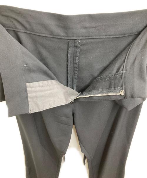 YOHJI YAMAMOTO（ヨウジヤマモト）YOHJI YAMAMOTO (ヨウジヤマモト) 90s～00s ウールスラックス ブラック サイズ:SSの古着・服飾アイテム