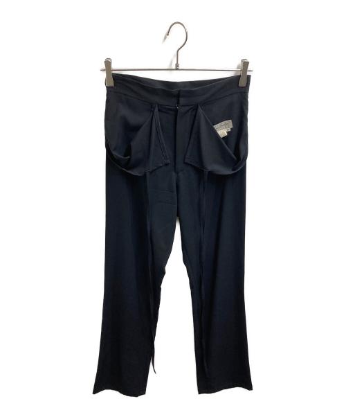 YOHJI YAMAMOTO（ヨウジヤマモト）YOHJI YAMAMOTO (ヨウジヤマモト) 90s～00s ウールスラックス ブラック サイズ:SSの古着・服飾アイテム