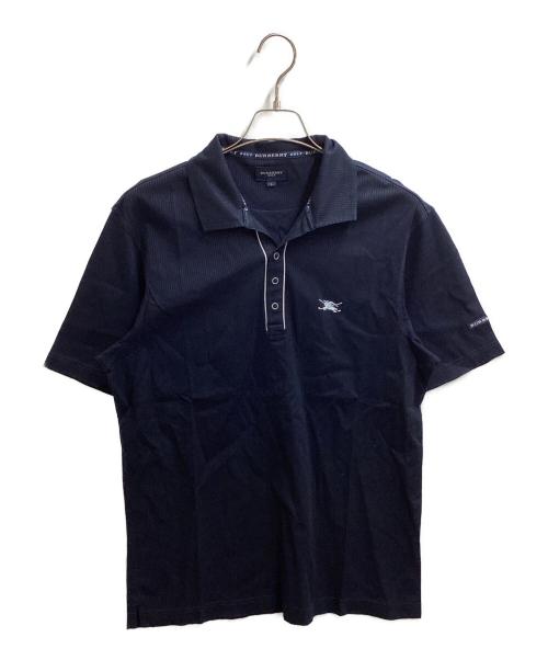 BURBERRY GOLF（バーバリーゴルフ）BURBERRY GOLF (バーバリーゴルフ) ポロシャツ ネイビー サイズ:Lの古着・服飾アイテム