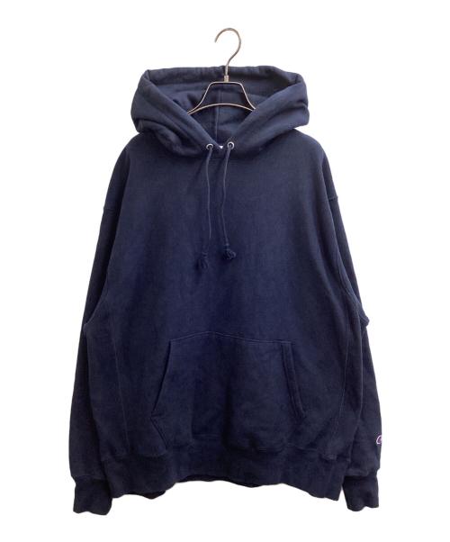 Champion REVERSE WEAVE（チャンピオン リバース ウィーブ）Champion REVERSE WEAVE (チャンピオン リバース ウィーブ) パーカー　/　070036045153 ネイビー サイズ:ＸＬの古着・服飾アイテム