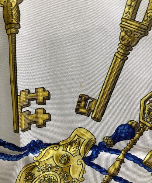 HERMES（エルメス）HERMES (エルメス) スカーフ ブルーの古着・服飾アイテム