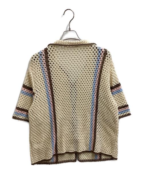 studio seven（スタジオセブン）STUDIO SEVEN (スタジオセブン) Cotton Crochet Shirt / コットンクロシェシャツ / 70865361 ベージュ サイズ:Mの古着・服飾アイテム
