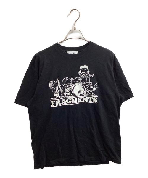 VA（ヴイエー）VA (ヴイエー) PEANUTS (ピーナッツ) FRAGMENTS TEE ブラック サイズ:XLの古着・服飾アイテム