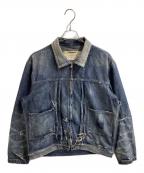 NEIGHBORHOODネイバーフッド）の古着「26SS SAVAGE LW DENIM ZIP JACKET」｜インディゴ