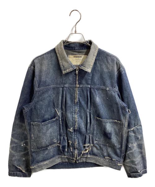 NEIGHBORHOOD（ネイバーフッド）NEIGHBORHOOD (ネイバーフッド) 26SS SAVAGE LW DENIM ZIP JACKET インディゴ サイズ:XLの古着・服飾アイテム