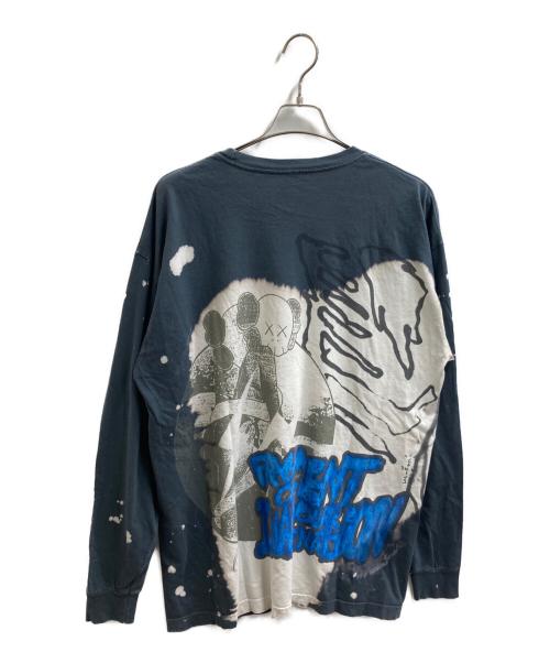 CACTUS（カクタス）CACTUS (カクタス) KAWS (カウズ) FRAGMENT (フラッグメント) ロングスリーブカットソー グレー サイズ:XLの古着・服飾アイテム