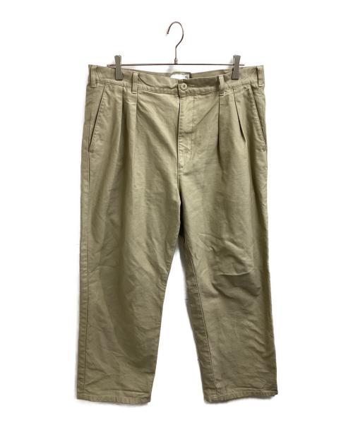 WTAPS（ダブルタップス）WTAPS (ダブルタップス) 25AW Trousers Cotton. Backsatin パンツ / 252CWDT PTM07 ベージュ サイズ:4の古着・服飾アイテム
