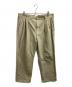 WTAPS（ダブルタップス）の古着「25AW Trousers Cotton. Backsatin パンツ / 252CWDT PTM07」｜ベージュ