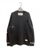 NEIGHBORHOODネイバーフッド）の古着「SAVAGE CREWNECK SWEATER」｜グレー
