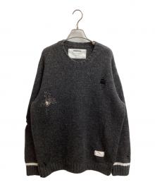 NEIGHBORHOOD（ネイバーフッド）の古着「SAVAGE CREWNECK SWEATER」｜グレー
