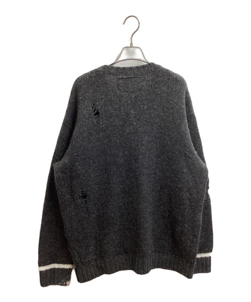 NEIGHBORHOOD（ネイバーフッド）NEIGHBORHOOD (ネイバーフッド) SAVAGE CREWNECK SWEATER グレー サイズ:XLの古着・服飾アイテム