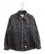 WTAPSダブルタップス）の古着「26SS ALLMAN / LS / COTTON. DENIM」｜グレー