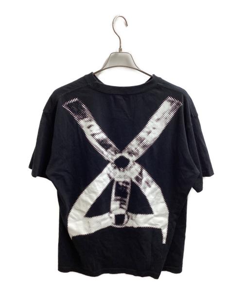 REBEL DREAD HARDWARE（リアルドレッドハードウェア）REBEL DREAD HARDWARE (リアルドレッドハードウェア) TAGS WKGPTY (タグスワーキングパーティー) Respectable Thing Over Print Edition Tee ブラック サイズ:XLの古着・服飾アイテム