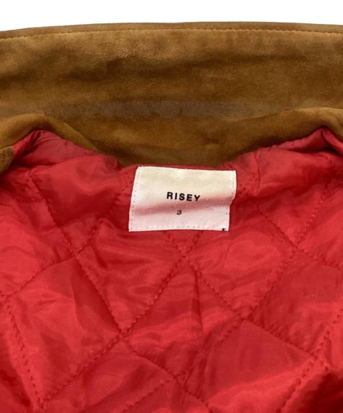 RISEY（ライジー）RISEY (ライジー) Upper Field One  カウレザースウェードジャケット / 16AR-JK01 ブラウン サイズ:3の古着・服飾アイテム