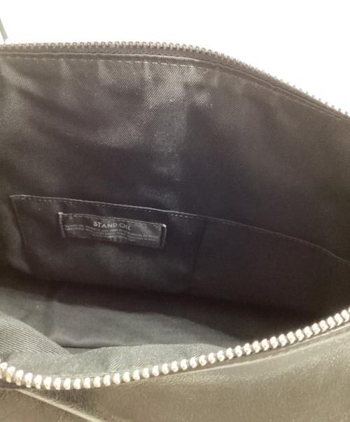STAND OIL（スタンドオイル）STAND OIL (スタンドオイル) Mushy Bag / マッシュバッグ ブラックの古着・服飾アイテム