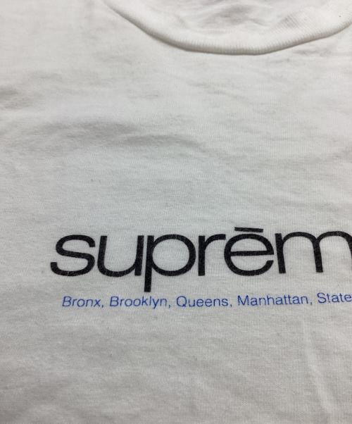SUPREME（シュプリーム）Supreme (シュプリーム) Five Boroughs Tee ホワイト サイズ:Lの古着・服飾アイテム