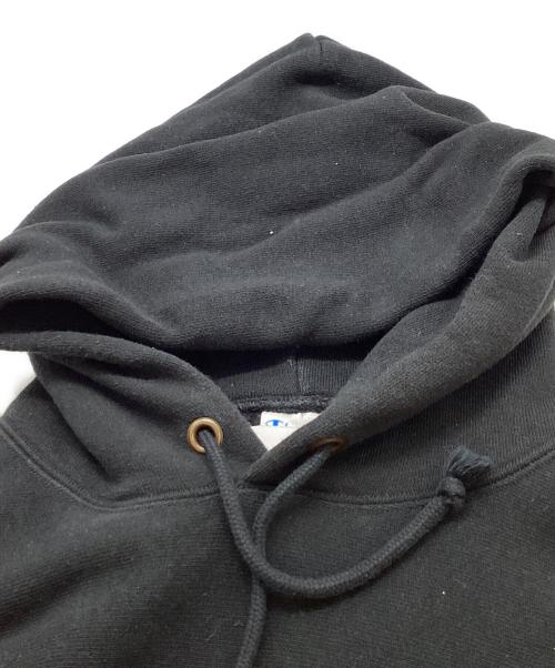 Champion REVERSE WEAVE（チャンピオン リバース ウィーブ）Champion REVERSE WEAVE (チャンピオン リバース ウィーブ) UNDERCOVER (アンダーカバー) VARIOUS ARTISTS プルオーバーパーカー　/　C8-Z112 ブラック サイズ:Lの古着・服飾アイテム