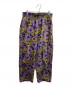 Acne studiosアクネ ストゥディオズ）の古着「FLOWER PRINT TROUSERS / フラワープリントトラウザー / FA-UX-TROU000063」｜グレー