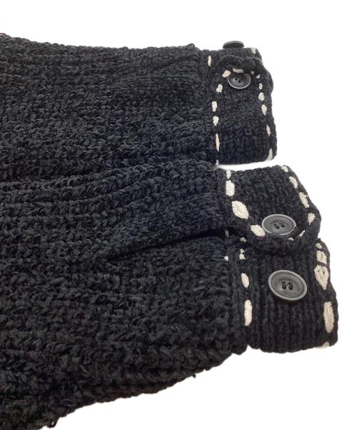 glamb（グラム）glamb (グラム) Stitch Knit JKT ブラック サイズ:Mの古着・服飾アイテム
