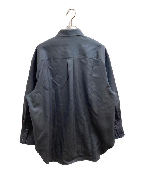 MAISON SPECIAL（メゾンスペシャル）MAISON SPECIAL (メゾンスペシャル) Chambray Washable Wool Prime-Over Regular Collar Shirt Coat グレー サイズ:2の古着・服飾アイテム