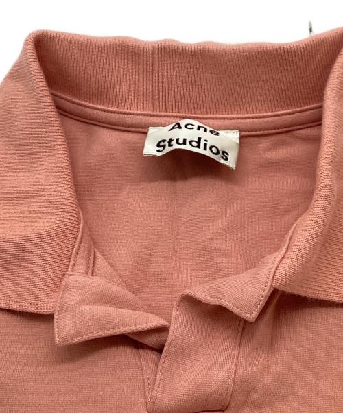Acne studios（アクネ ストゥディオズ）ACNE STUDIOS (アクネ ストゥディオズ) NORFOLK POLO SHIRT ピンク サイズ:XSの古着・服飾アイテム