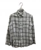Ron Hermanロンハーマン）の古着「Brushed Plaid Work Shirt」｜グレー