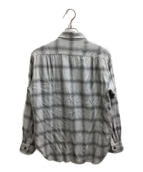 Ron Herman（ロンハーマン）Ron Herman (ロンハーマン) Brushed Plaid Work Shirt グレー サイズ:Sの古着・服飾アイテム
