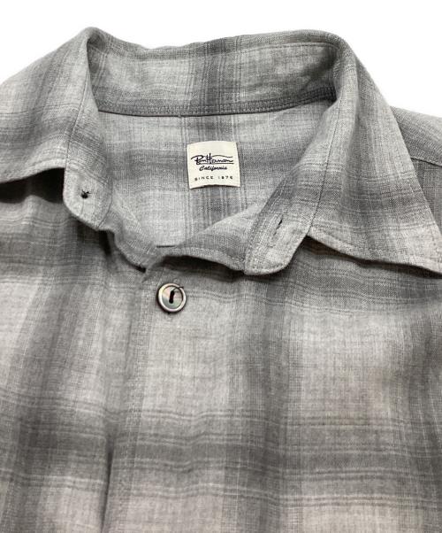 Ron Herman（ロンハーマン）Ron Herman (ロンハーマン) Brushed Plaid Work Shirt グレー サイズ:Sの古着・服飾アイテム