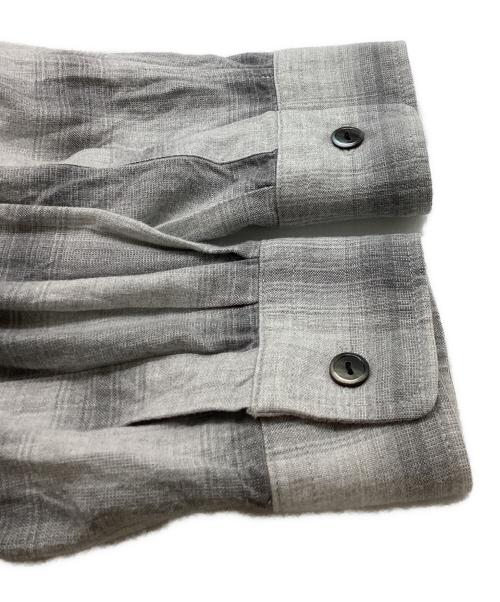 Ron Herman（ロンハーマン）Ron Herman (ロンハーマン) Brushed Plaid Work Shirt グレー サイズ:Sの古着・服飾アイテム