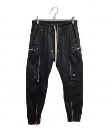 RICK OWENS（リックオウエンス）の古着「BAUHAUS CARGO PANTS / バウハウスカーゴパンツ」｜ブラック