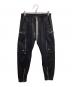 RICK OWENS（リックオウエンス）の古着「BAUHAUS CARGO PANTS / バウハウスカーゴパンツ」｜ブラック