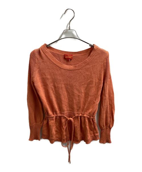 Vivienne Westwood RED LABEL（ヴィヴィアンウエストウッドレッドレーベル）Vivienne Westwood RED LABEL (ヴィヴィアンウエストウッドレッドレーベル) コットンニット　/　357-01-18036 オレンジ サイズ:2の古着・服飾アイテム