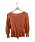Vivienne Westwood RED LABEL (ヴィヴィアンウエストウッドレッドレーベル) コットンニット　/　357-01-18036 オレンジ サイズ:2：7000円