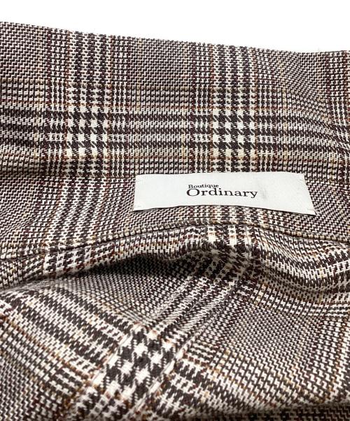 boutique ordinary（ブティークオーディナリー）BOUTIQUE ORDINARY (ブティークオーディナリー) Chou-Chou Sleeve Double Jacket / シュシュスリーブダブルジャケット / BO24-524J グレーの古着・服飾アイテム