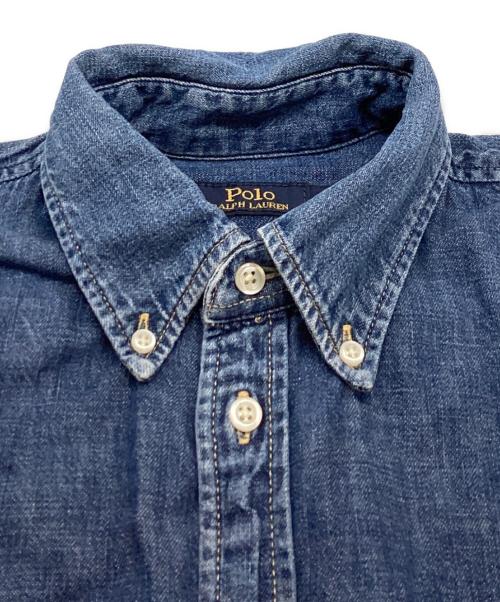 POLO RALPH LAUREN（ポロ・ラルフローレン）POLO RALPH LAUREN (ポロ・ラルフローレン) デニムシャツ インディゴ サイズ:Sの古着・服飾アイテム