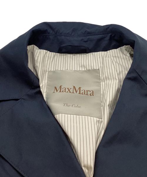 Max Mara The Cube（マックスマーラ ザ キューブ）Max Mara The Cube (マックスマーラ ザ キューブ) 23SS /撥水コットンツイル トレンチコート / 23902105376 ネイビー サイズ:38の古着・服飾アイテム