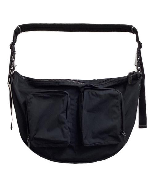 amiacalva（アミアカルヴァ）AMIACALVA (アミアカルヴァ) SPLIT YARN BODYBAG ブラックの古着・服飾アイテム