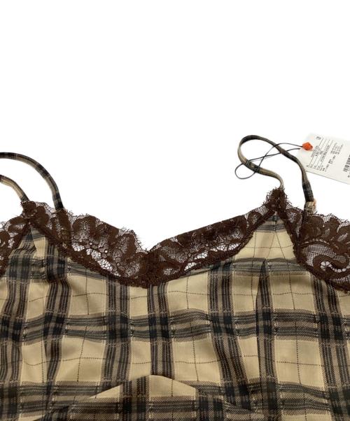 SLY（スライ）SLY (スライ) TRIMMING LACE RIBBON CAMI ワンピース　/　030ISZ33-2381 ベージュ サイズ:FREE 未使用品の古着・服飾アイテム