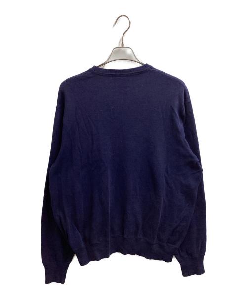 POLO RALPH LAUREN（ポロ・ラルフローレン）POLO RALPH LAUREN (ポロ・ラルフローレン) クルーネックニット / EXCULUSIVE OF DECORATION ネイビー サイズ:XLの古着・服飾アイテム