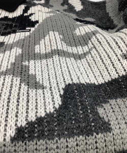 SUPREME（シュプリーム）Supreme (シュプリーム) Small Box Polo Sweater ``Snow Camo`` グレー サイズ:Mの古着・服飾アイテム